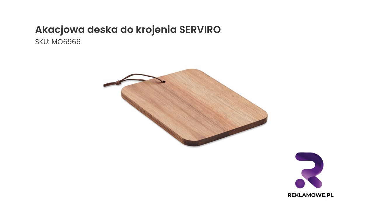 Akacjowa deska do krojenia SERVIRO