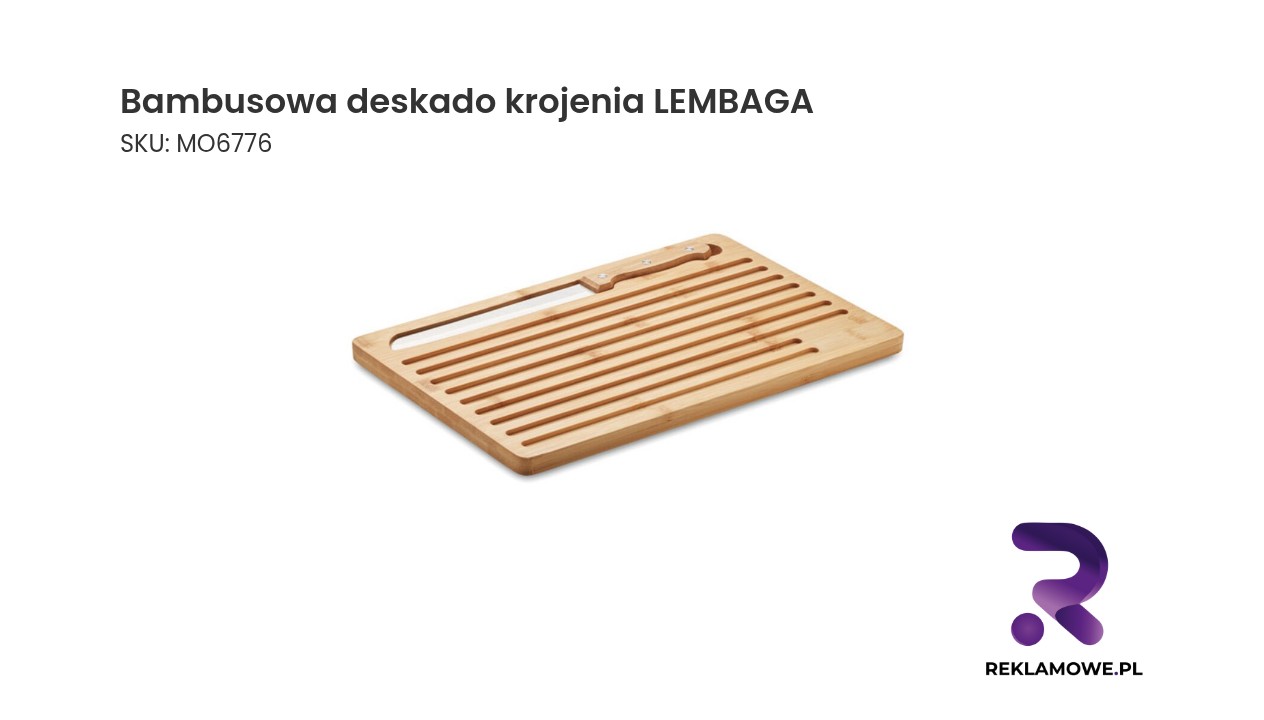 Ekologiczna bambusowa deska do krojenia LEMBAGA