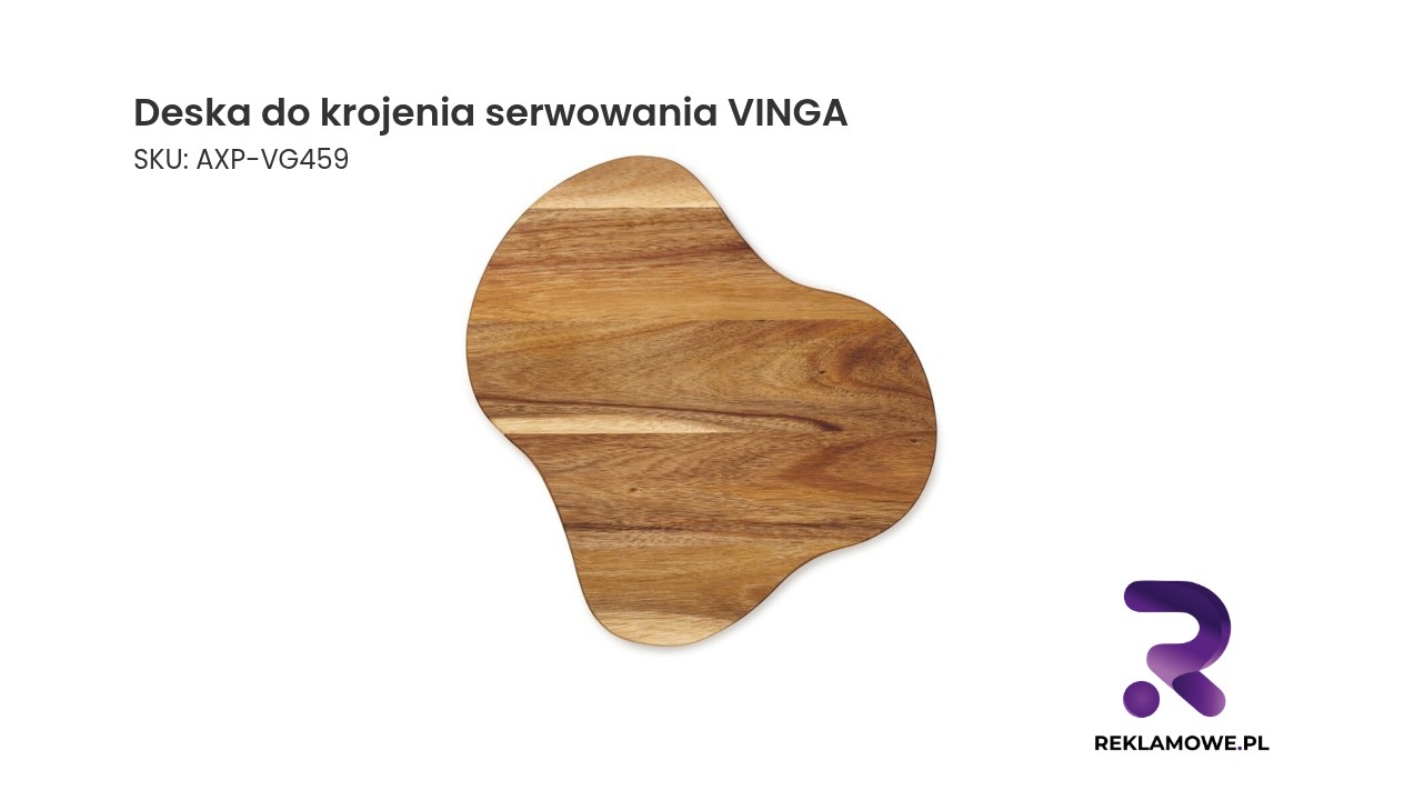 Deska do krojenia i serwowania VINGA Veia z naturalnego drewna