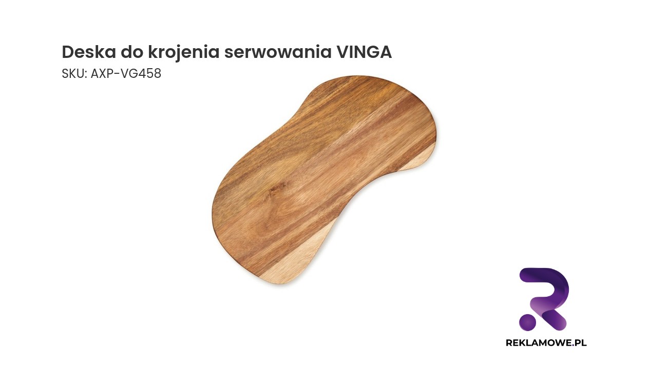 Deska do krojenia, serwowania VINGA Veia, średnia Deska do krojenia i serwowania VINGA Veia z naturalnego drewna