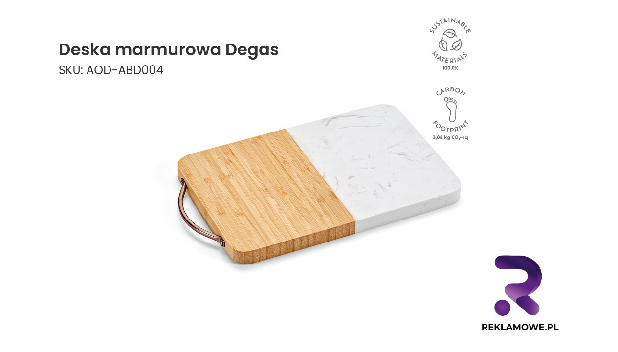 Deska marmurowa Degas idealna do serwowania przekąsek