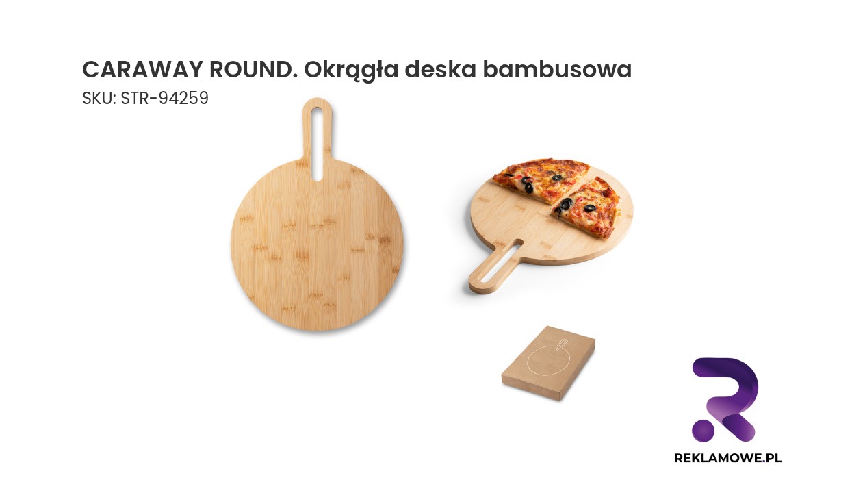 Okrągła deska bambusowa CARAWAY ROUND