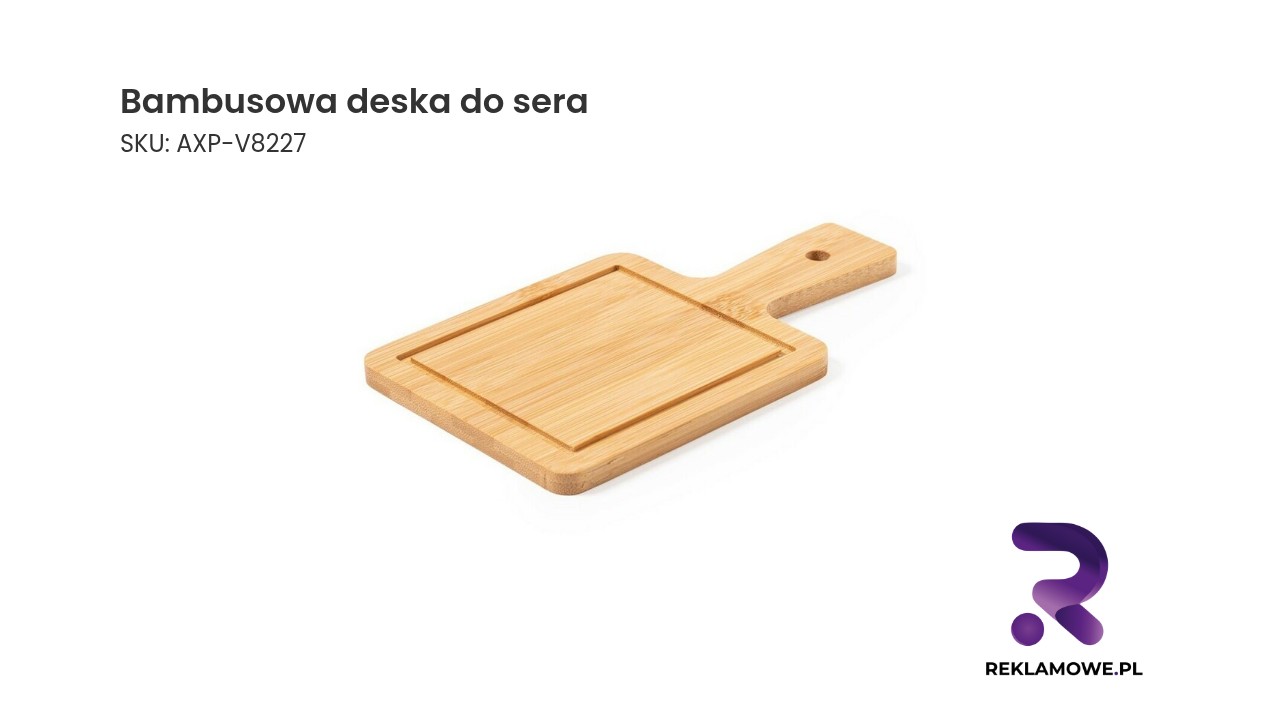 Eko bambusowa deska do krojenia sera