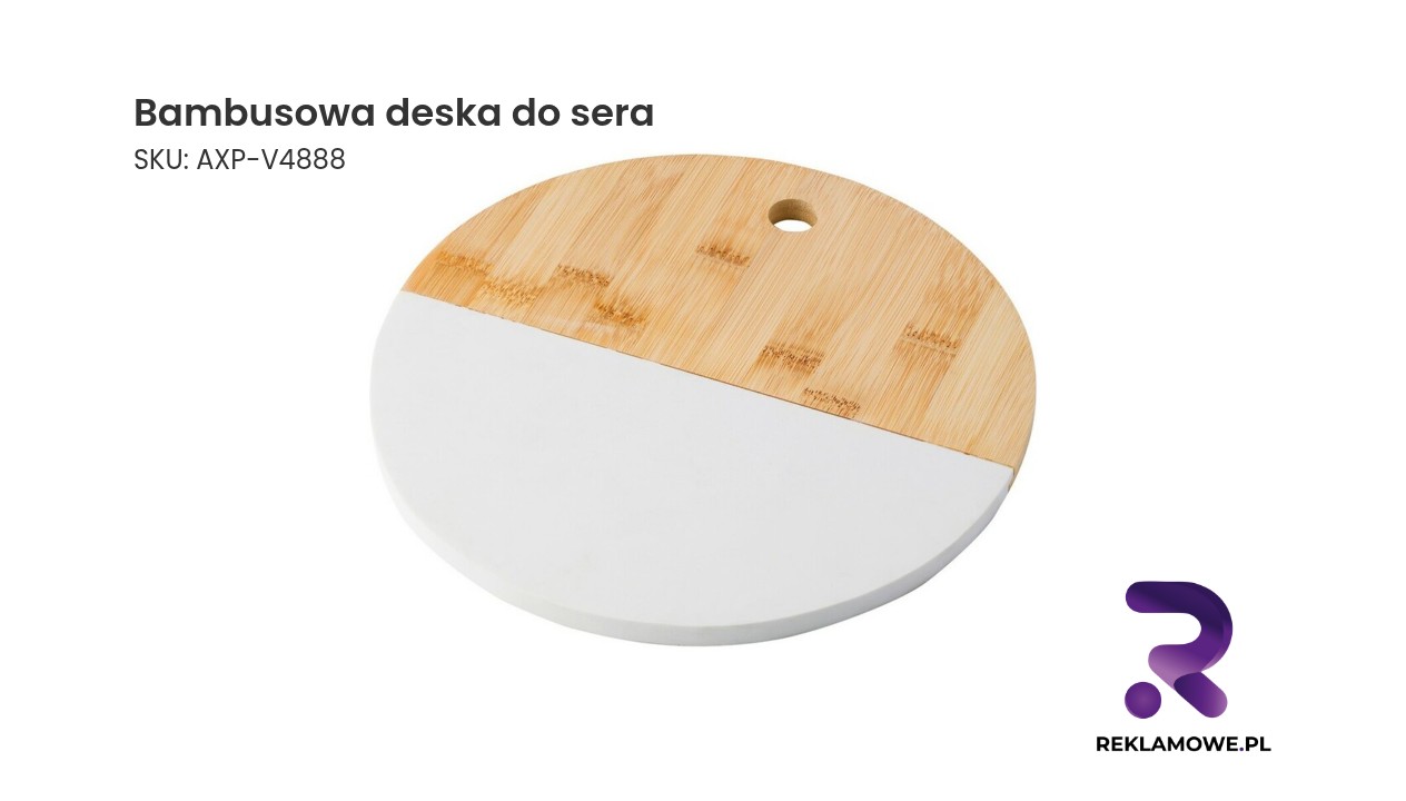 Ekologiczna bambusowa deska do krojenia sera