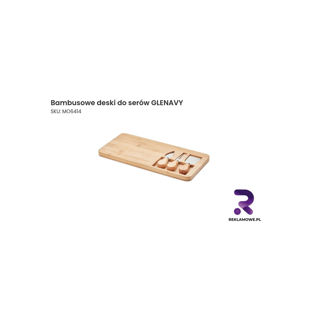 Bambusowe deski do serów GLENAVY – elegancki zestaw desek do serwowania serów