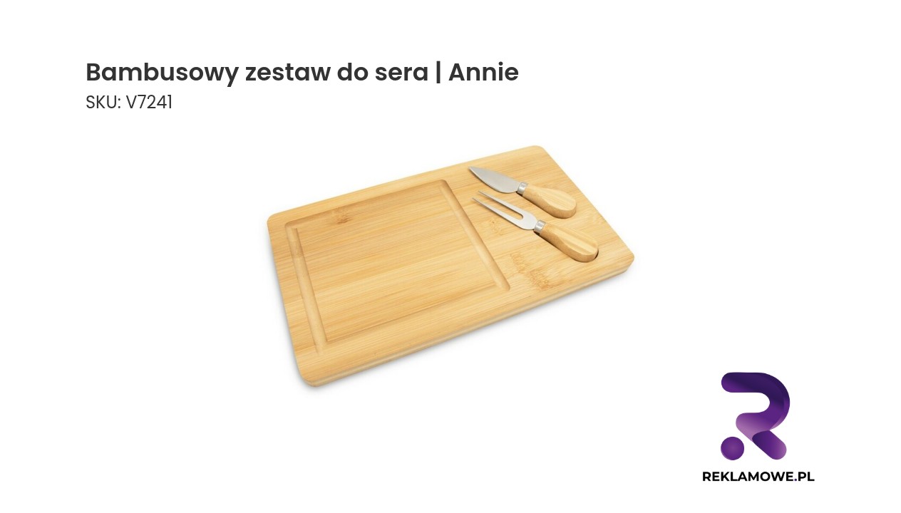 Bambusowy zestaw do sera z nazwą Annie