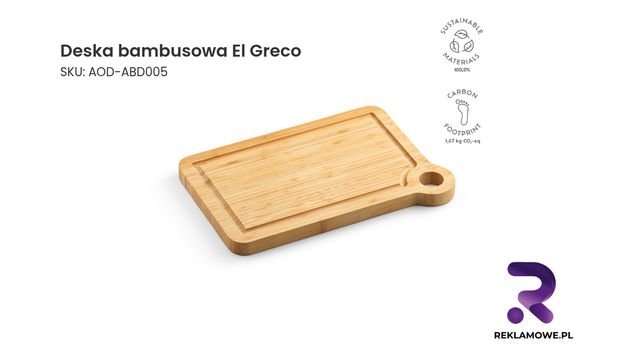 Deska bambusowa El Greco do krojenia