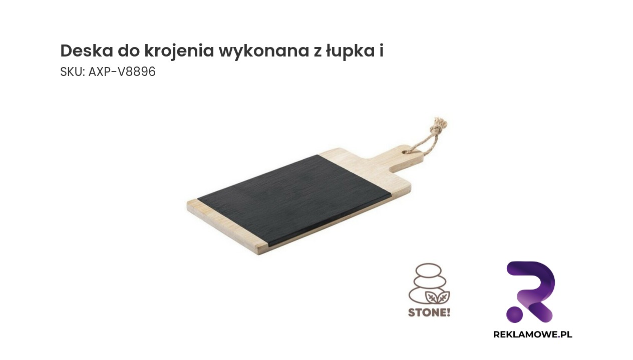 Deska do krojenia wykonana z łupka