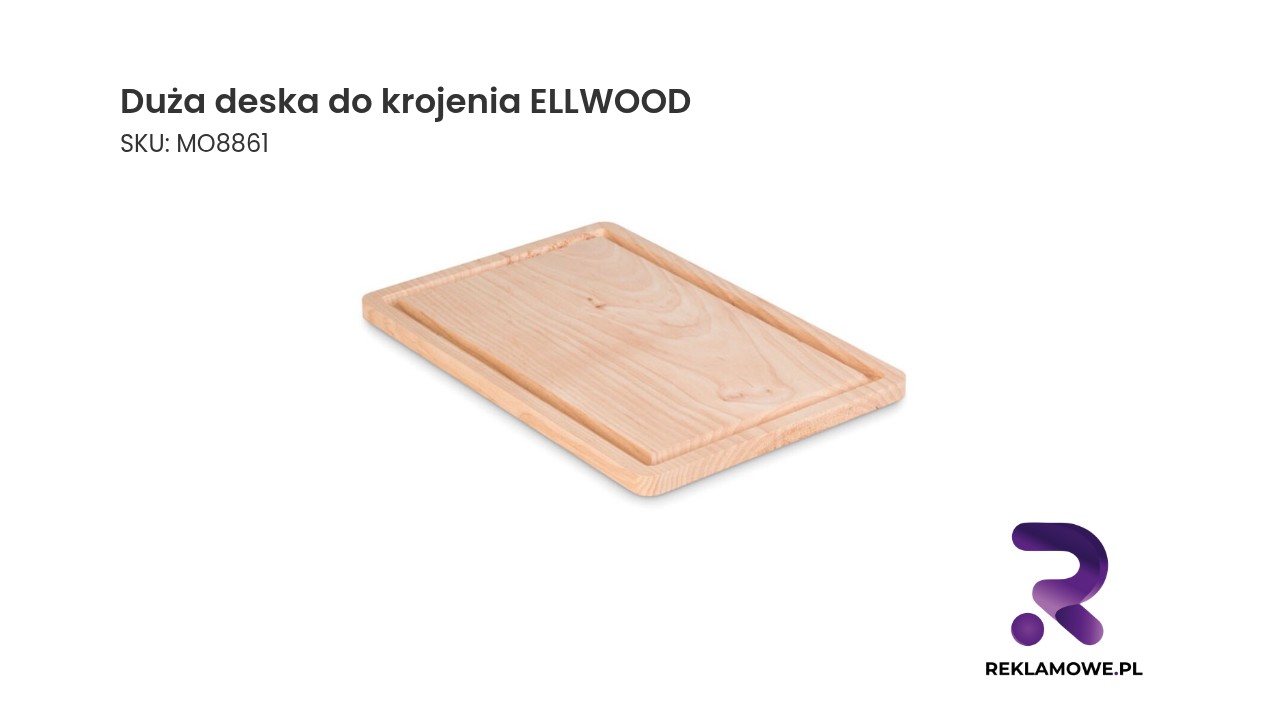 Duża deska do krojenia ELLWOOD z drewna