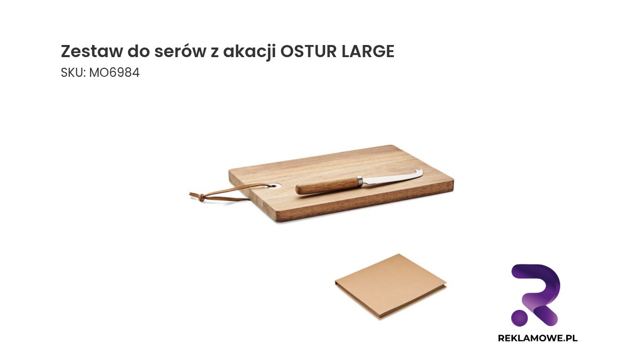 Zestaw do serów z drewna akacji OSTUR LARGE